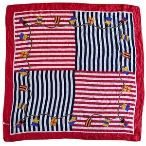 Vintage Nautical 100% Silk Scarf by Nordstrom